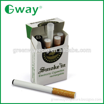 Customized e cigarette rechargeable 808d disposable cartomizer